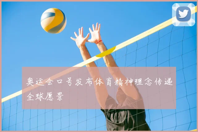 奥运会口号发布体育精神理念传递全球愿景